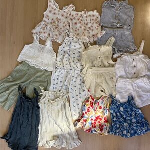 3T bundle of girls rompers and summer sets